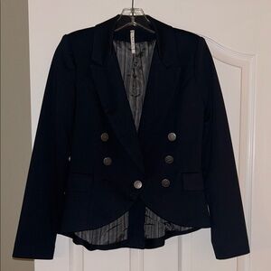 Willow & Clay Navy Double-Breasted Blazer